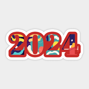 New Year 2024 Sticker